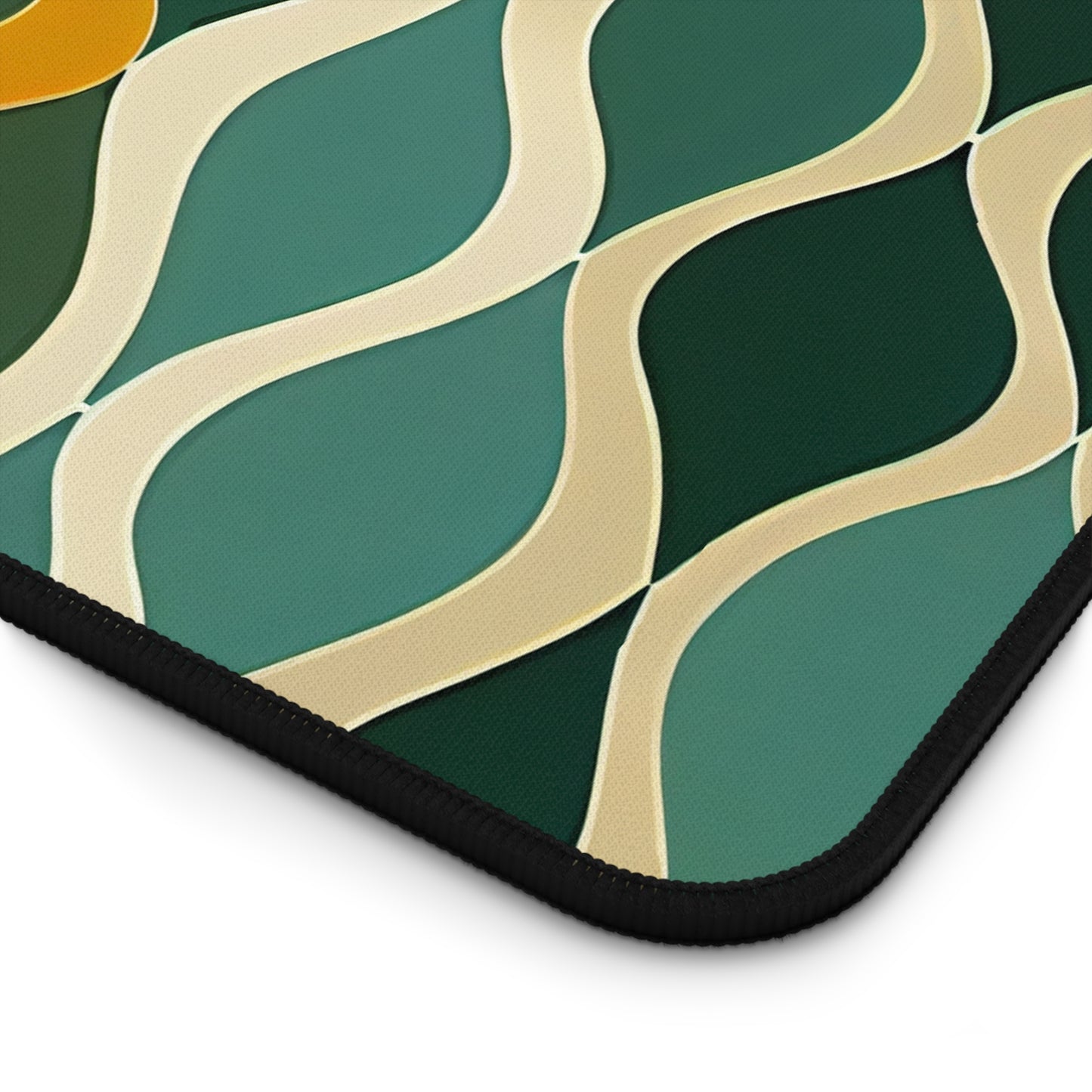 Desk Mat - Deco Aqua Ringlets