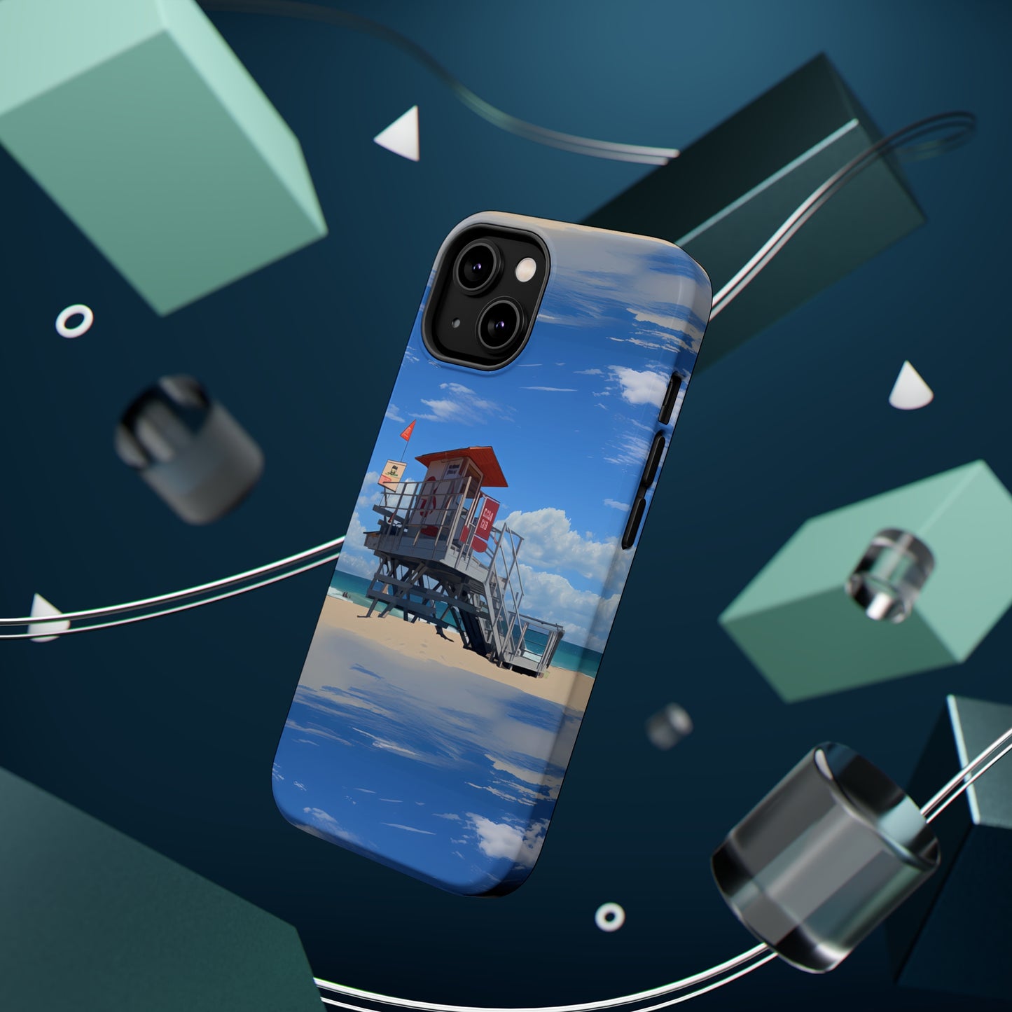 MagSafe Tough iPhone Case - Love and Santa Monica