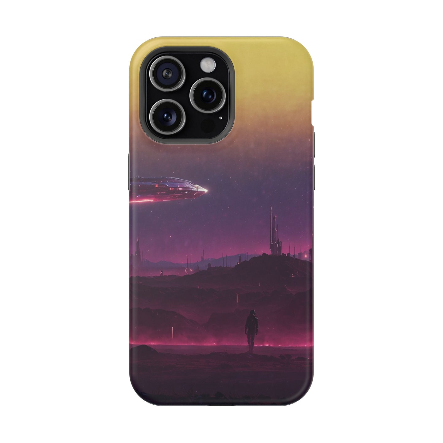 MagSafe Tough iPhone Case - "Cosmic Cyberpunk"