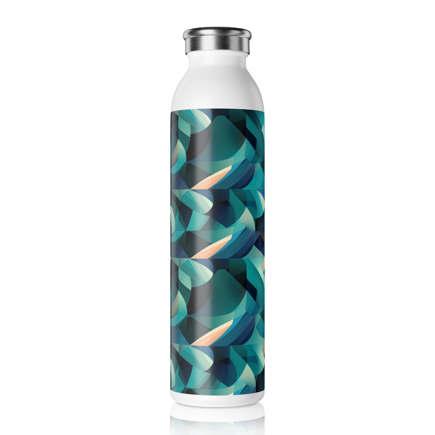 Slim Water Bottle - Clement Rome Geometric