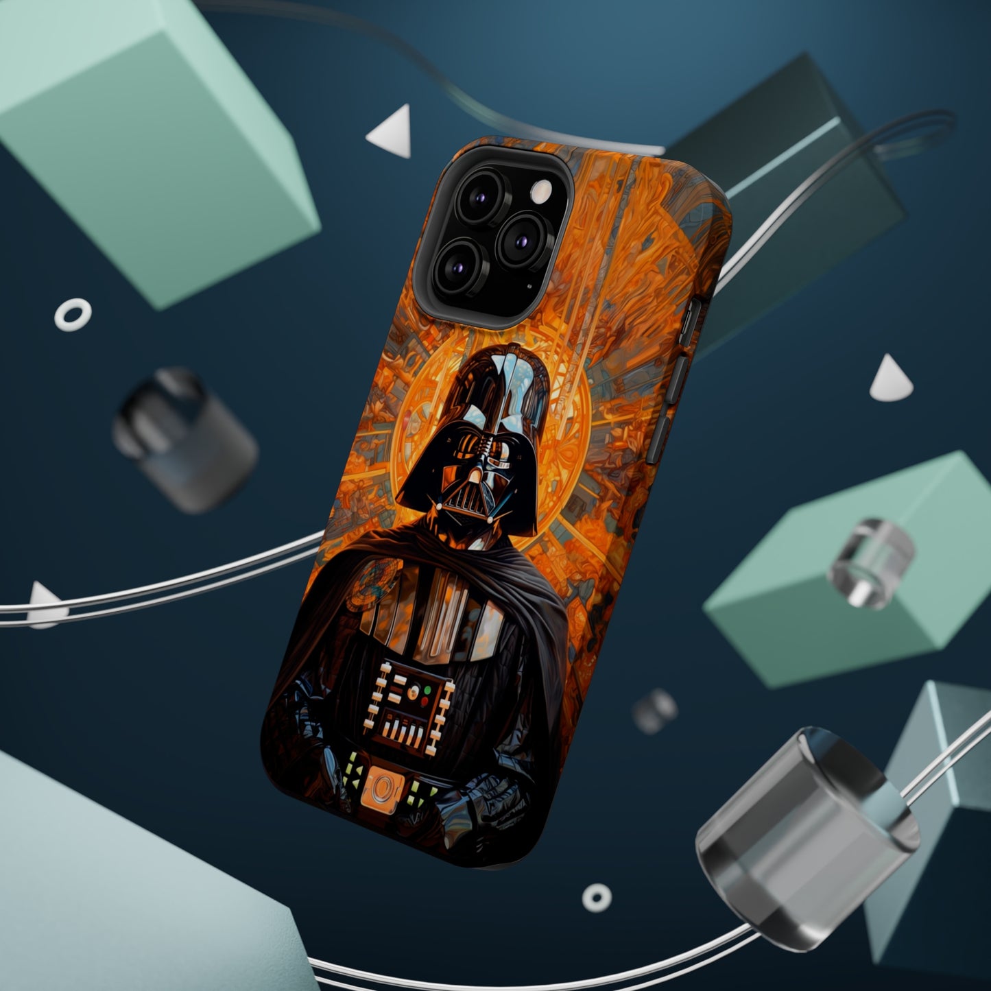 MagSafe Tough iPhone Case - Darth Vader Futurism