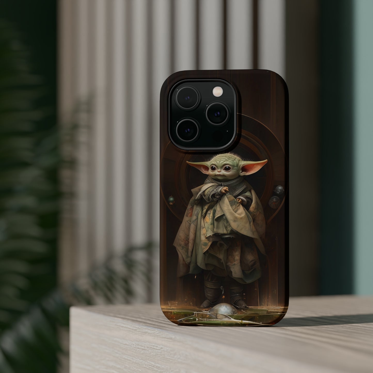 MagSafe Tough iPhone Case - Baby Yoda Grogu Renaissance Painting