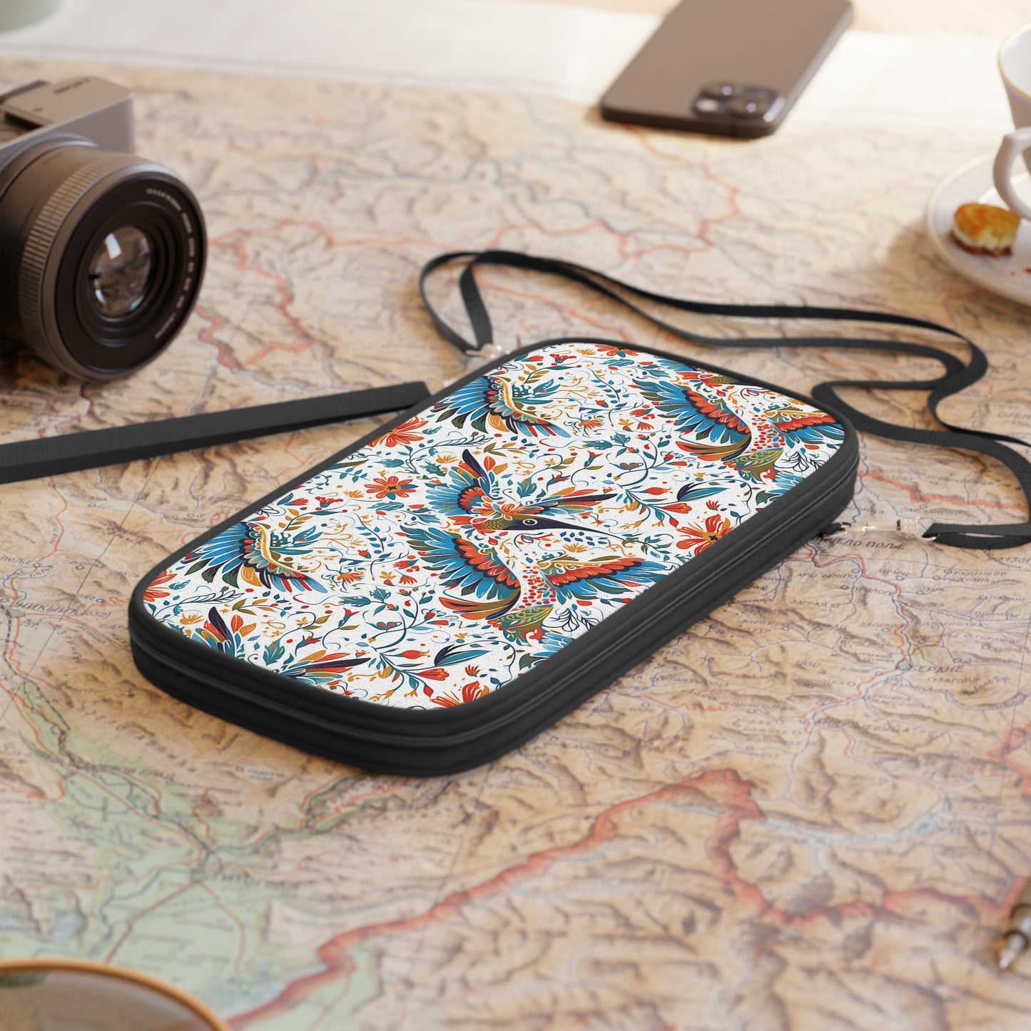 Passport Wallet - Colibri Abstract