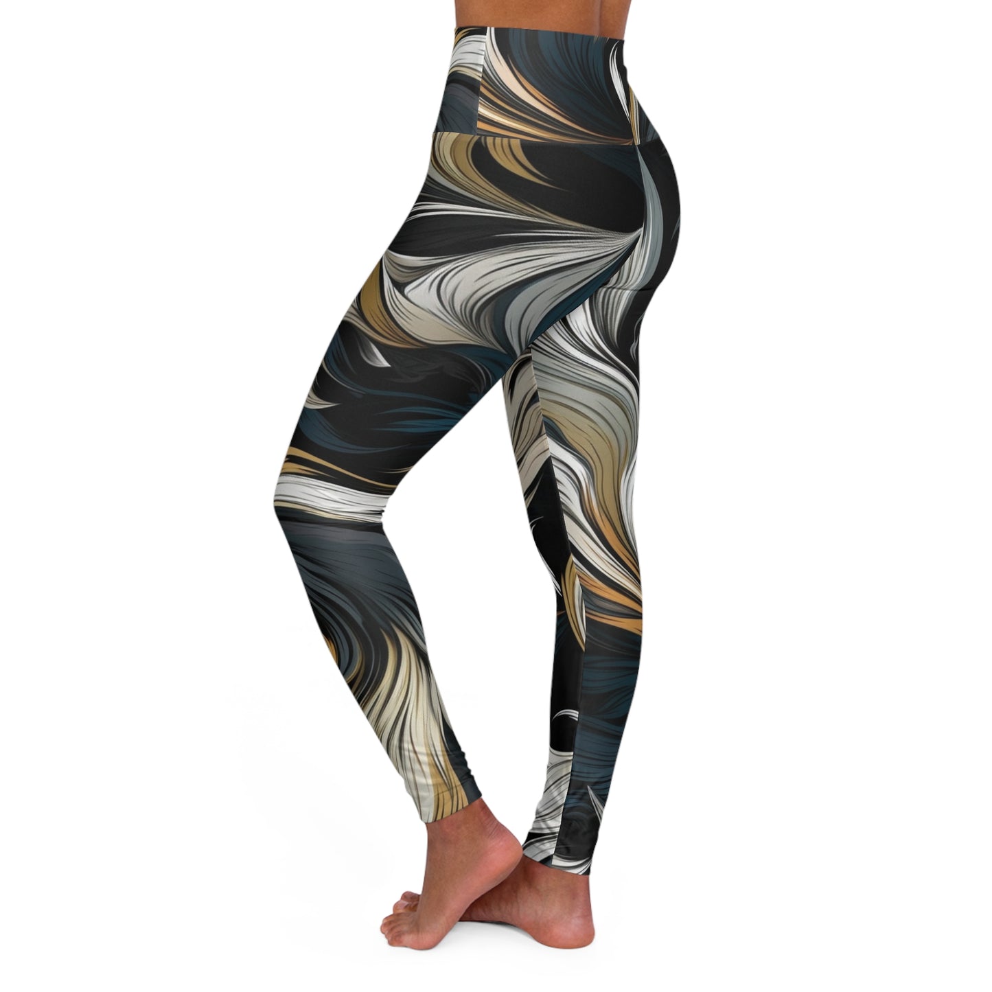 High Waisted Leggings - Amberite