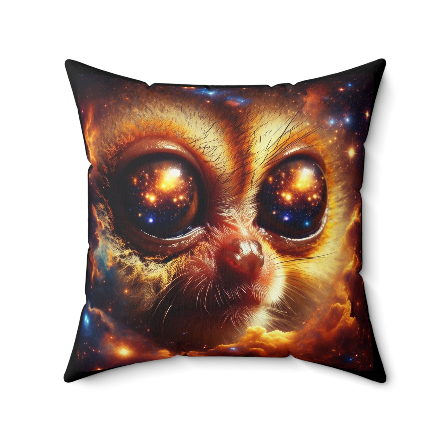Spun Polyester Square Pillow - Tarsiers CosmicLevel