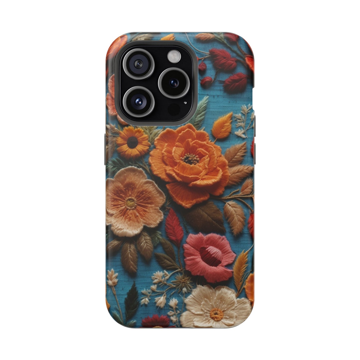 MagSafe Tough iPhone Case - Embroidered Artistry