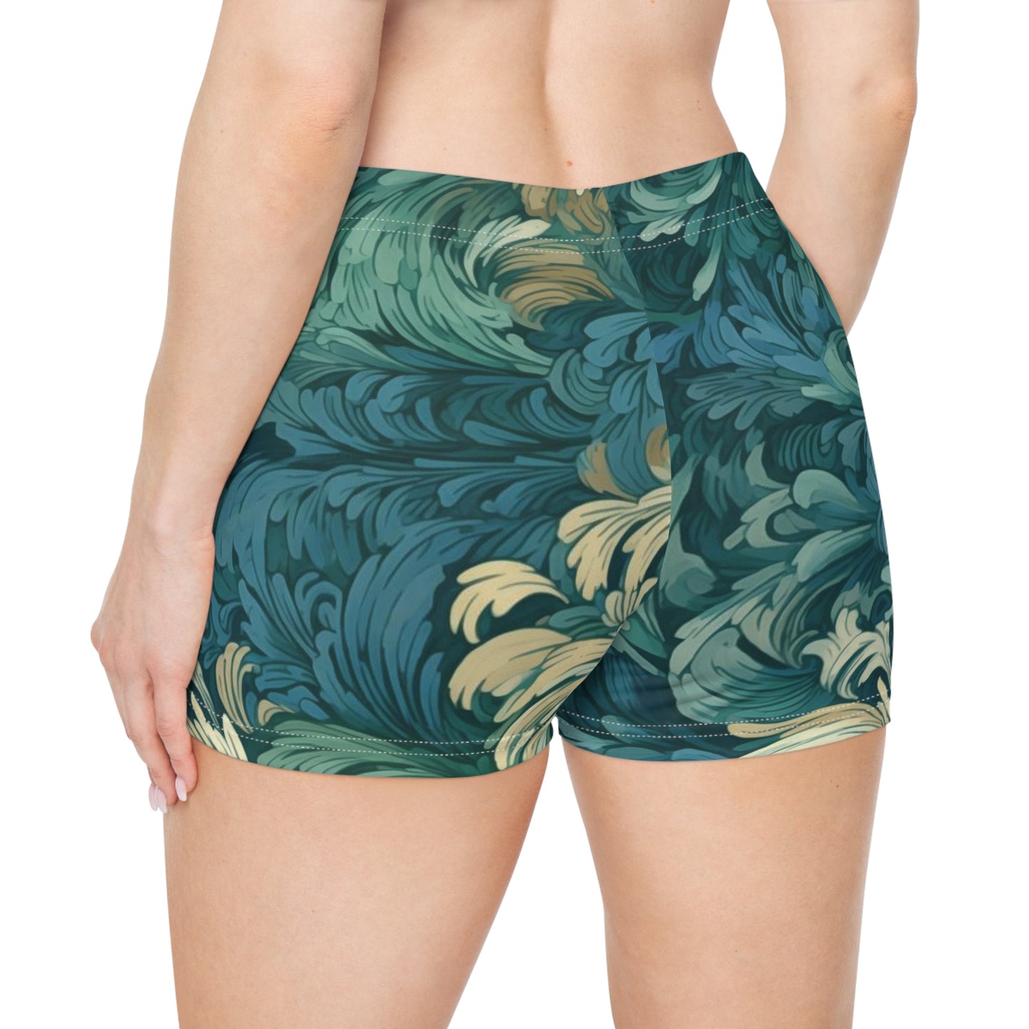 Workout Shorts - Theodoric Phalakasana Brocade