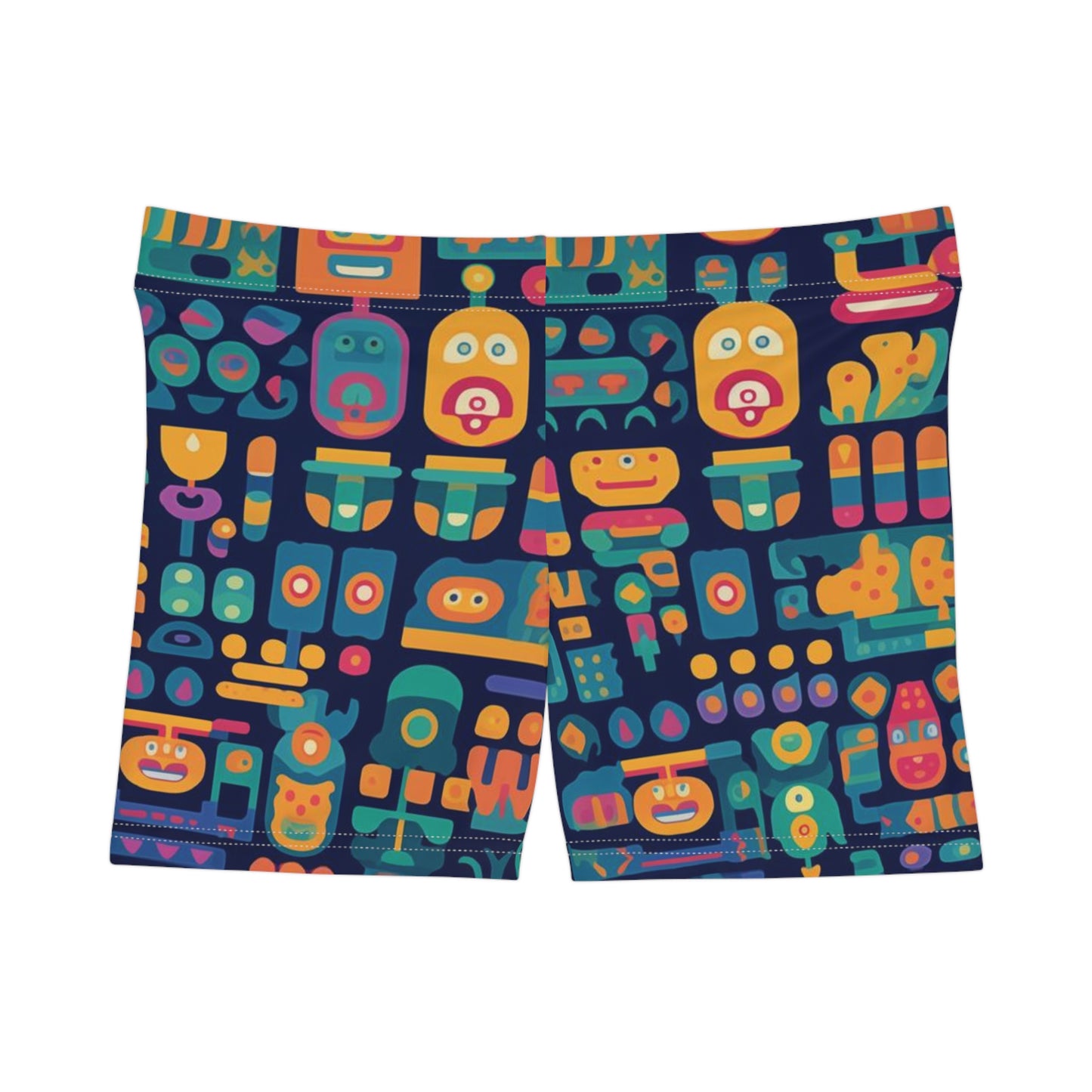 Workout Shorts - Anika Trikonasana Space Invader