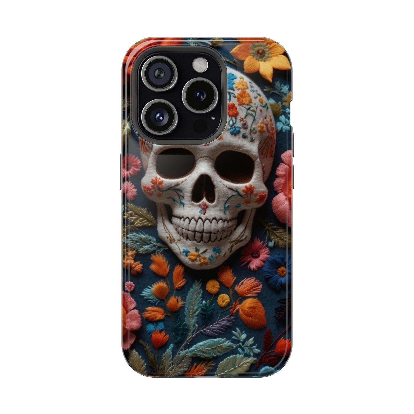 MagSafe Tough iPhone Case - "Embroidery Artistry"