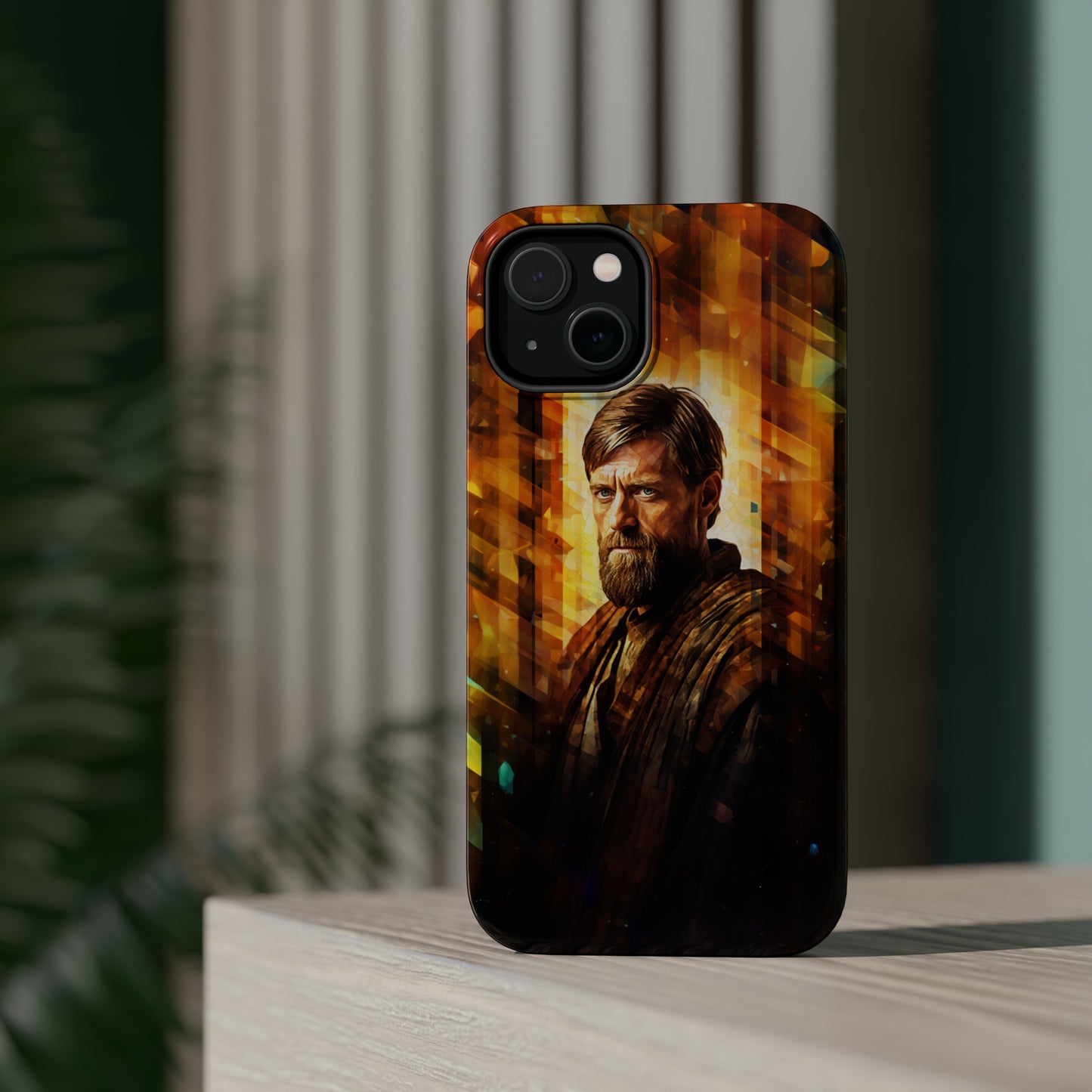 MagSafe Tough iPhone Case - Obi Wan Kenobi Abstract Expressionism