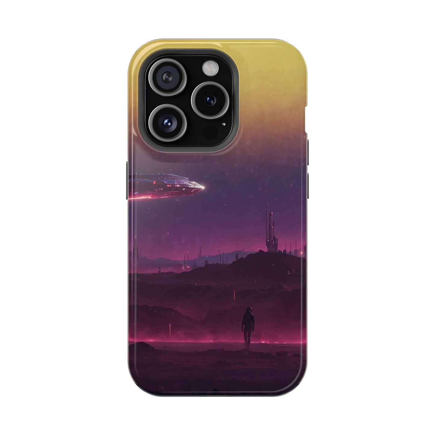 MagSafe Tough iPhone Case - "Cosmic Cyberpunk"