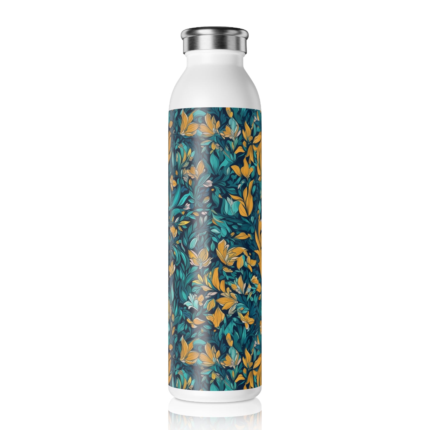 Slim Water Bottle - Bogdana Juizde Fora Ditsy Floral
