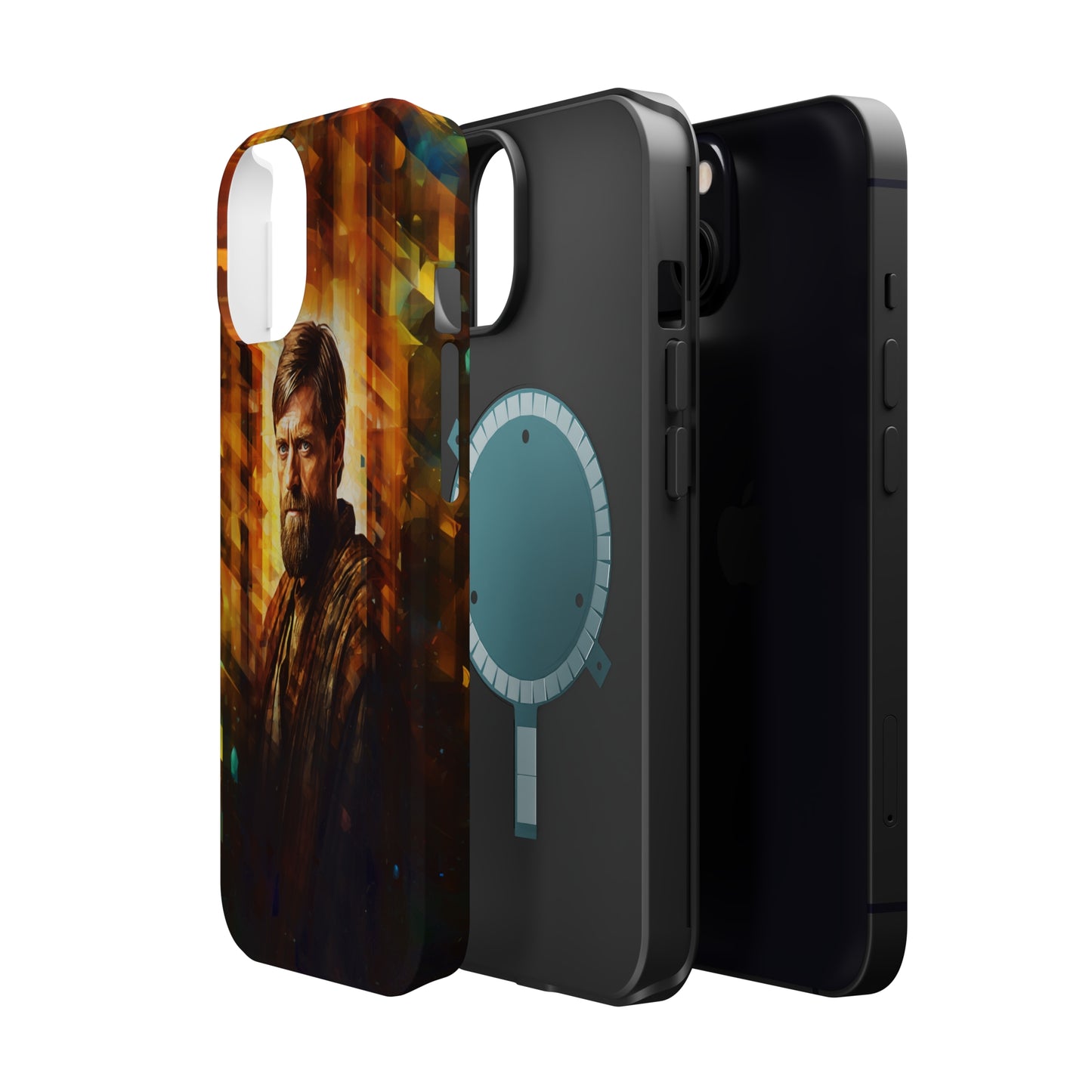 MagSafe Tough iPhone Case - Obi Wan Kenobi Abstract Expressionism