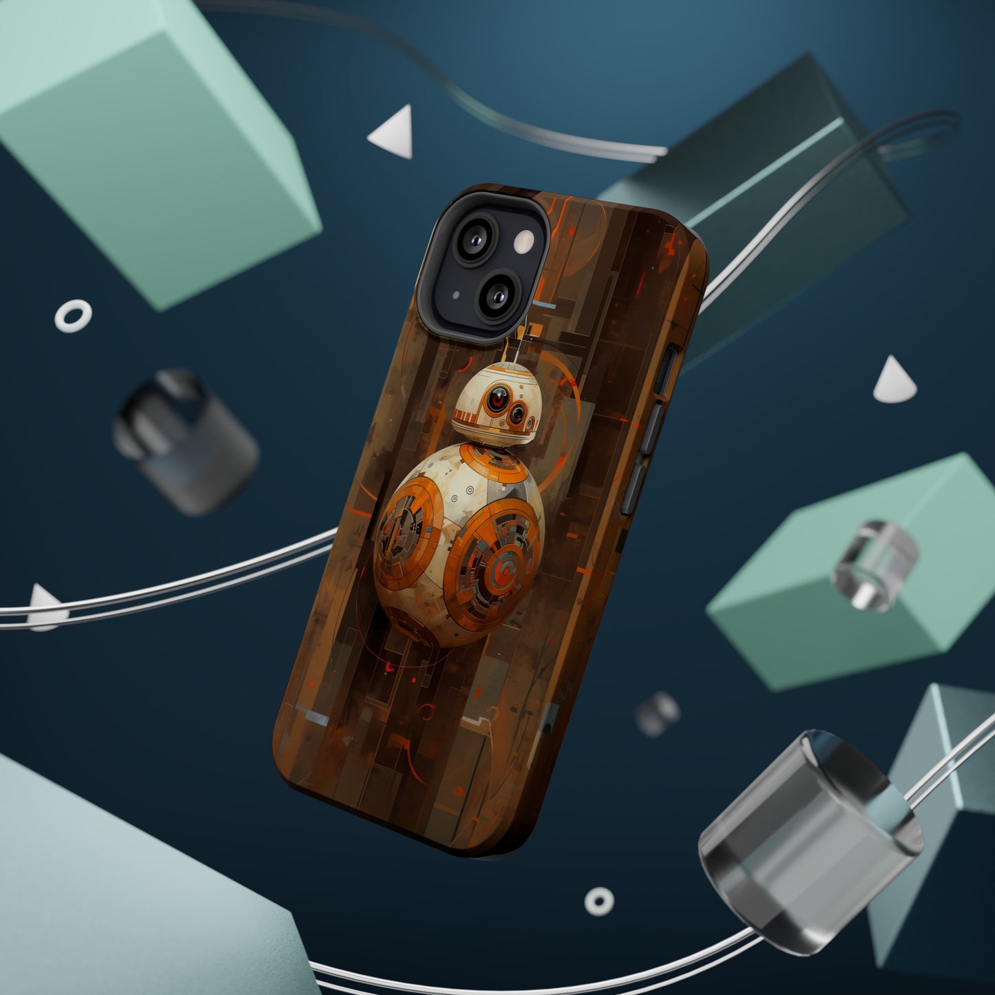 MagSafe Tough iPhone Case - BB-8 Art Deco style by Frank Lloyd Wright