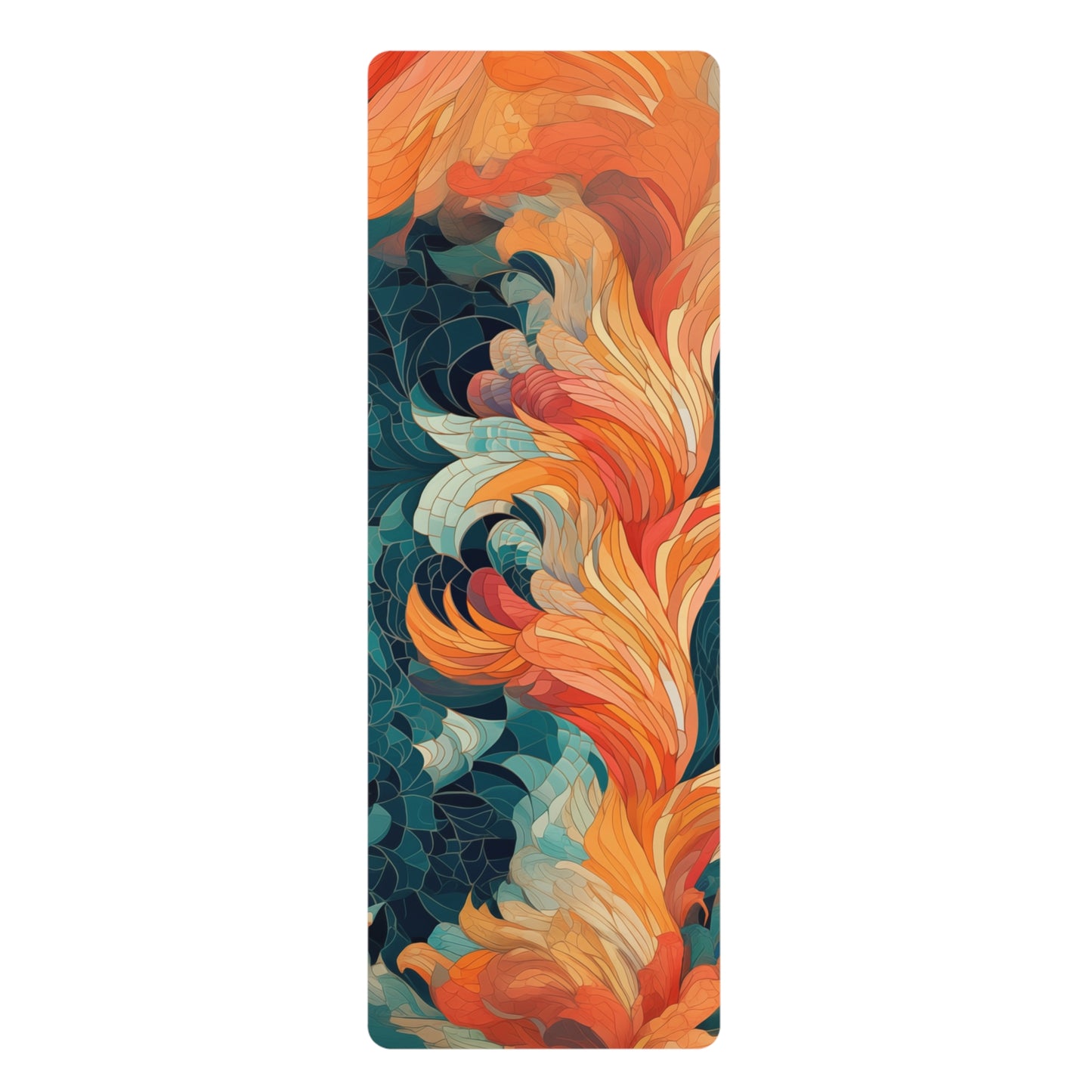 Rubber Yoga Mat- Emmalina Paris Batik