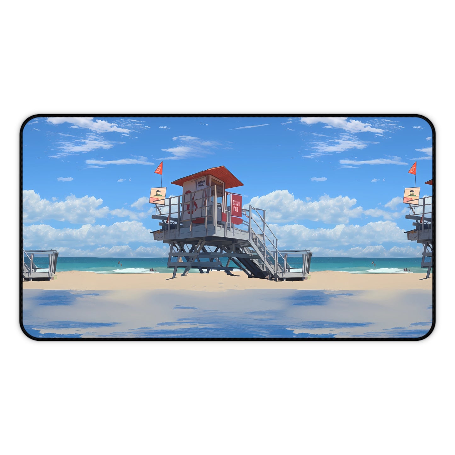 Desk Mat - Love and Santa Monica