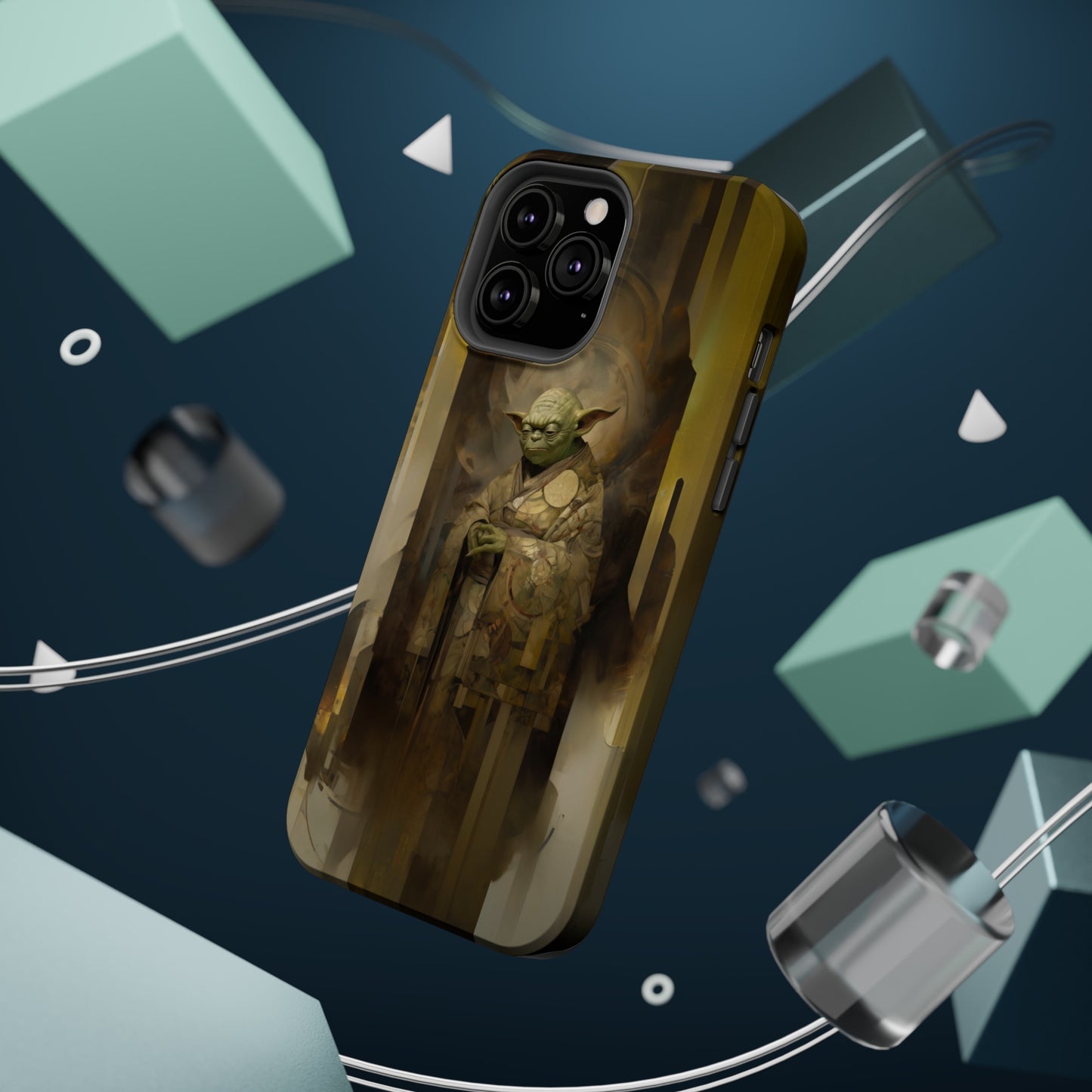 MagSafe Tough iPhone Case - Yoda Yukiyo E Art Portrait