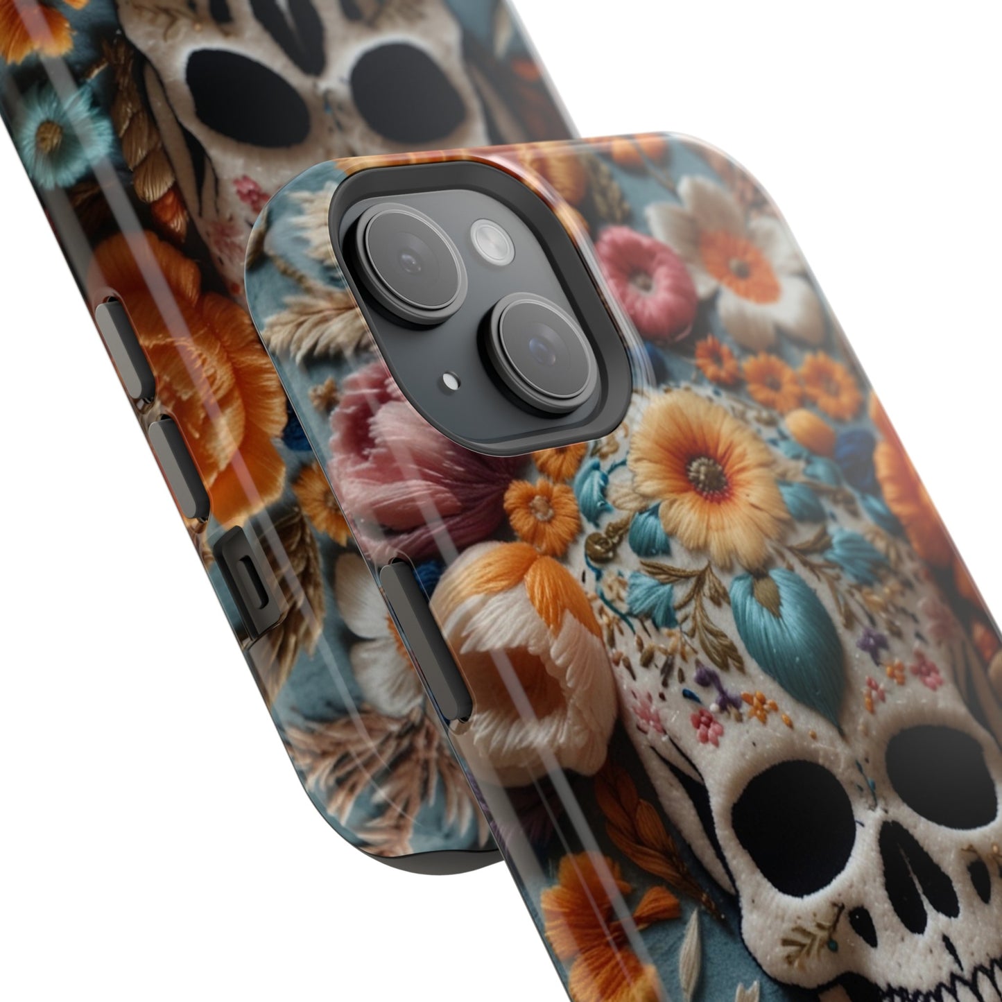 MagSafe Tough iPhone Case - "Embroidery Artistry"