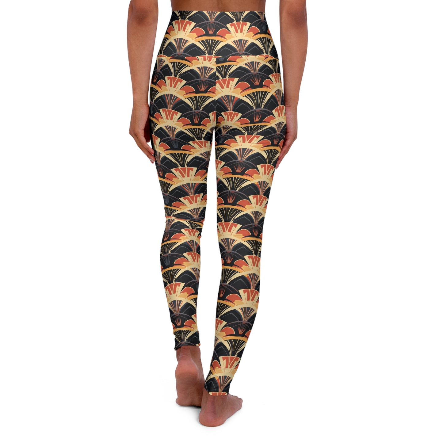 High Waisted Leggings - Gilded Highlights