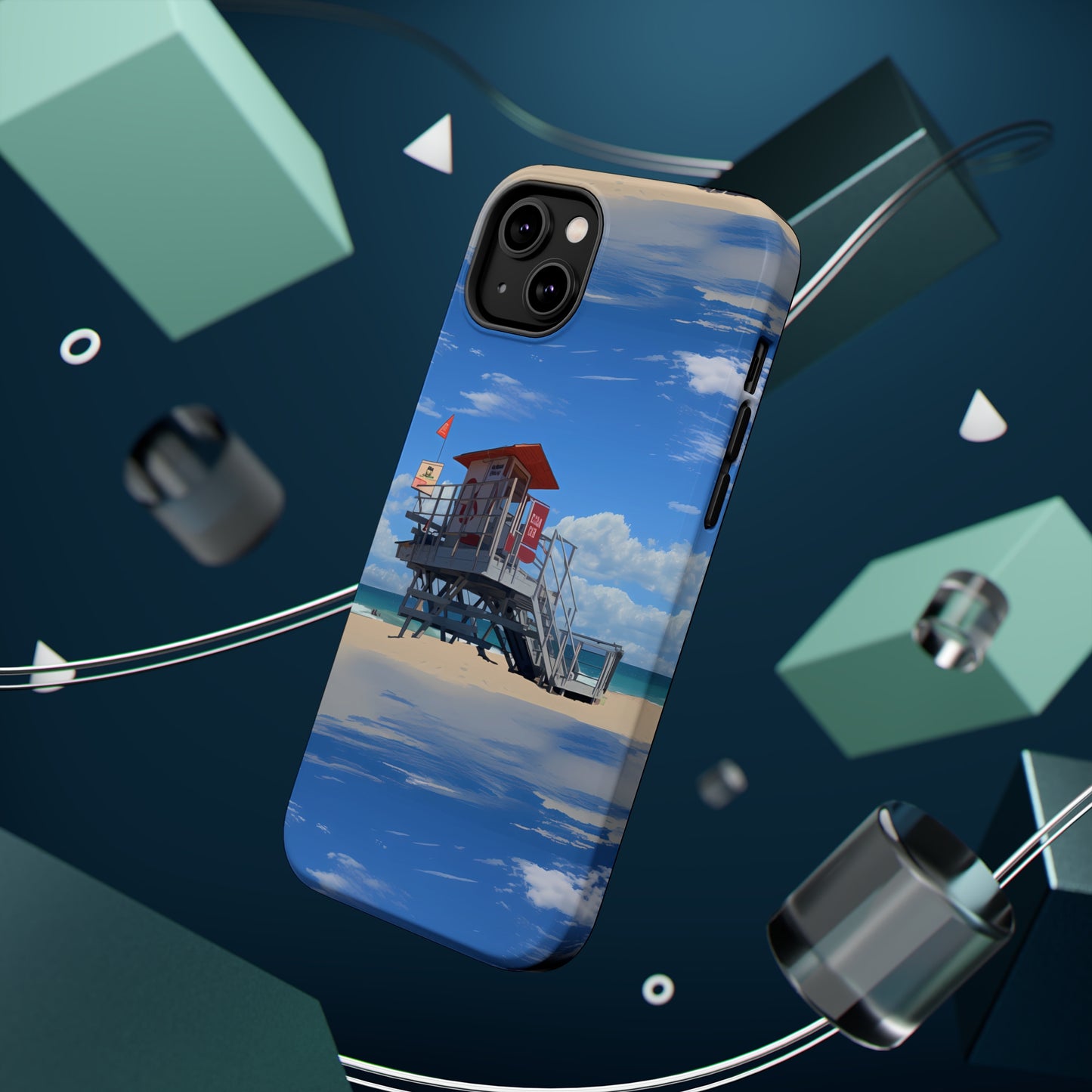MagSafe Tough iPhone Case - Love and Santa Monica