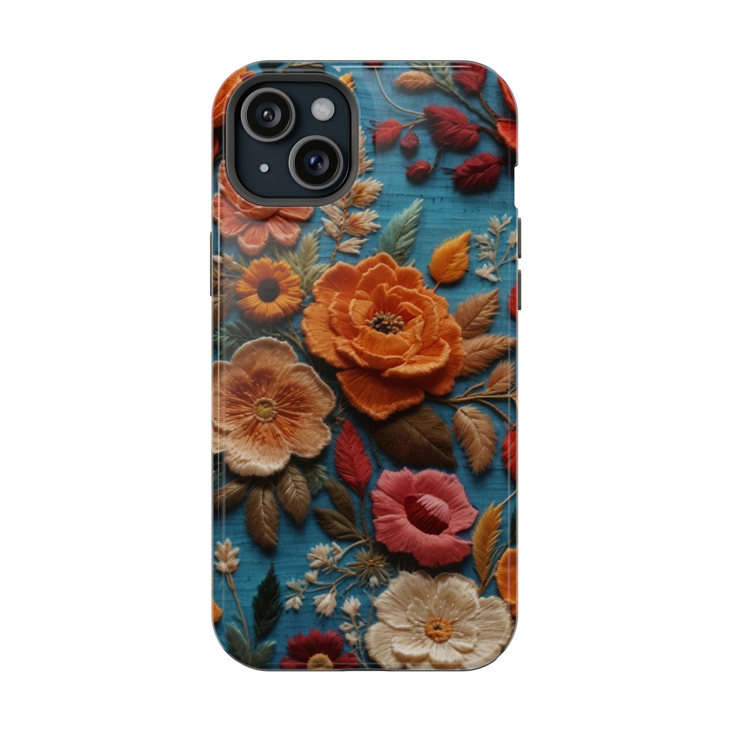 MagSafe Tough iPhone Case - Embroidered Artistry