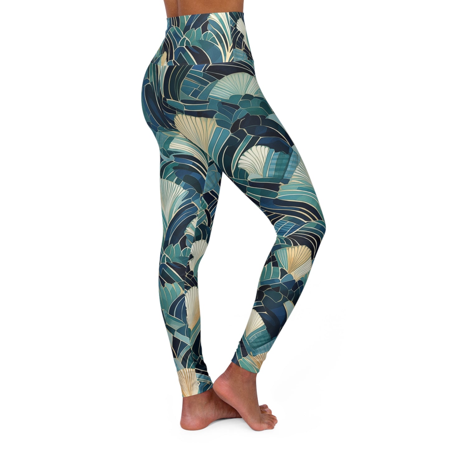 High Waisted Leggings - Burchard Paris Tribal