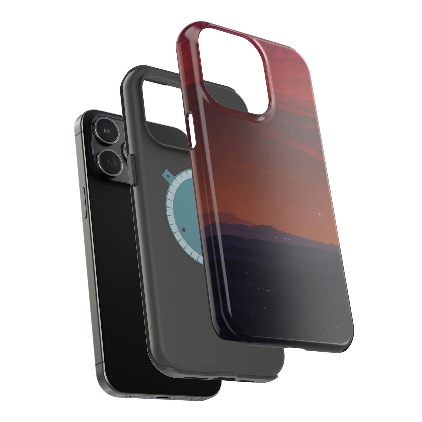 MagSafe Tough iPhone Case - Galactic Synthwave