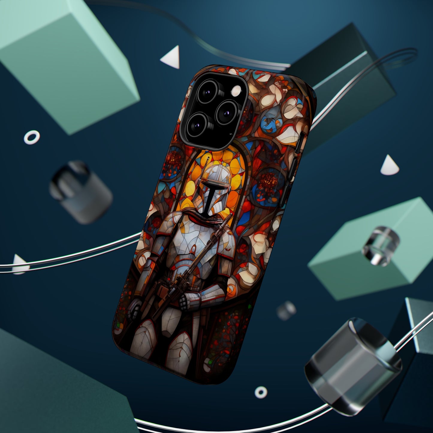 MagSafe Tough iPhone Case - Snow trooper Catholic Stained Glass Window