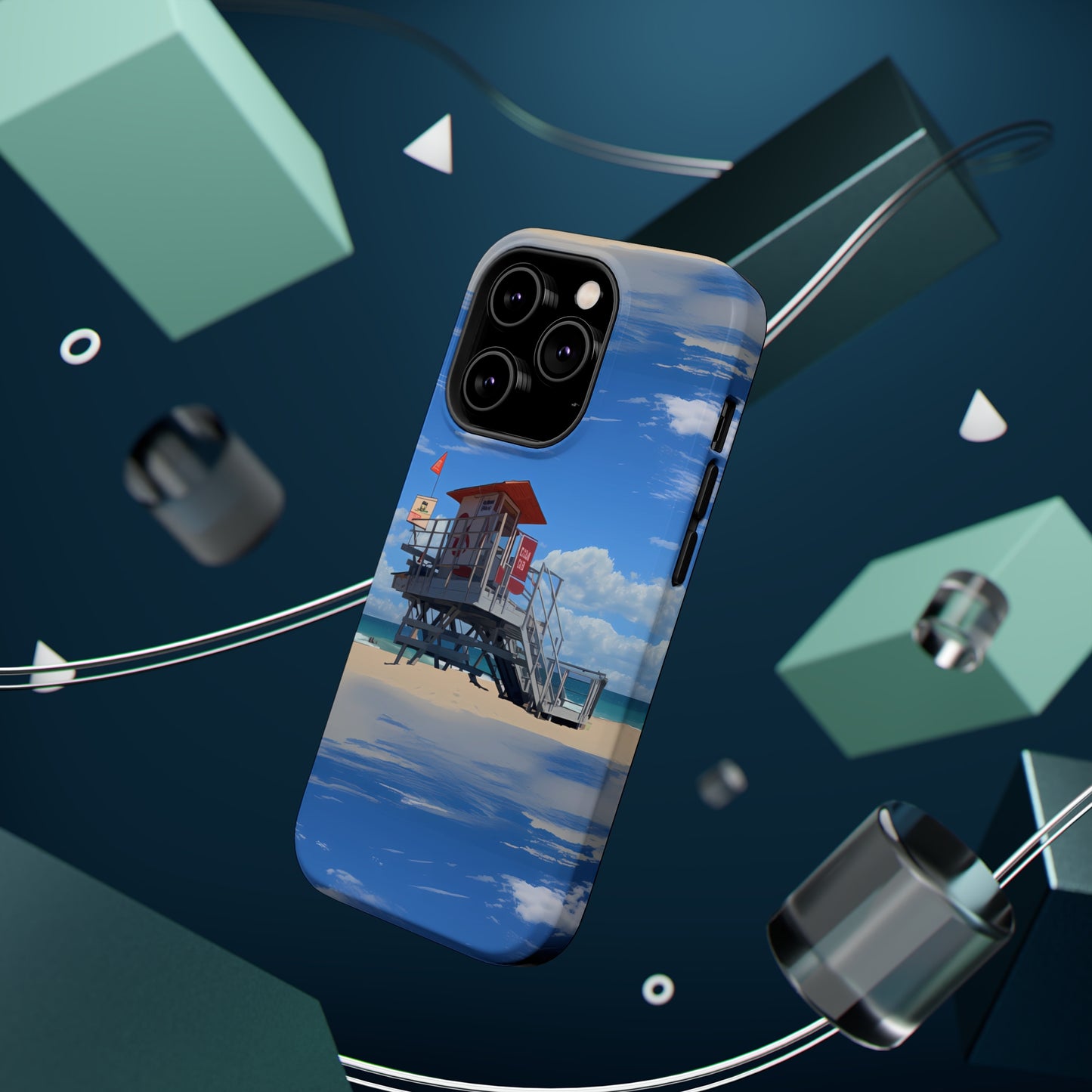 MagSafe Tough iPhone Case - Love and Santa Monica