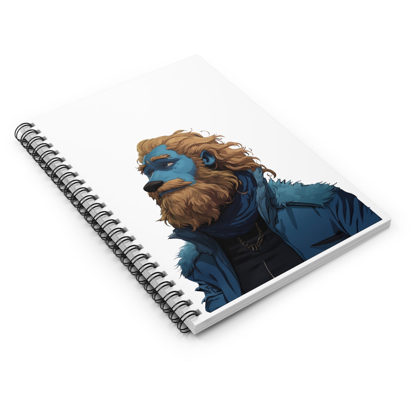 Spiral Notebook with Ruled Line - Bluey Tormund
