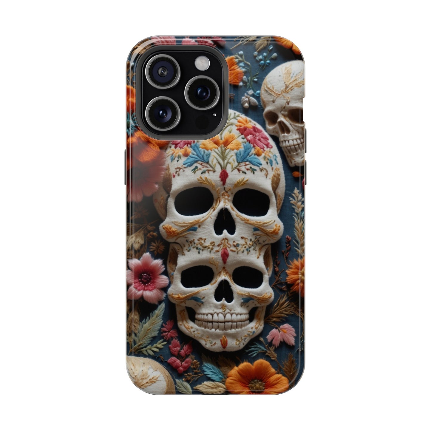 MagSafe Tough iPhone Case - "Artistic Embroidery"