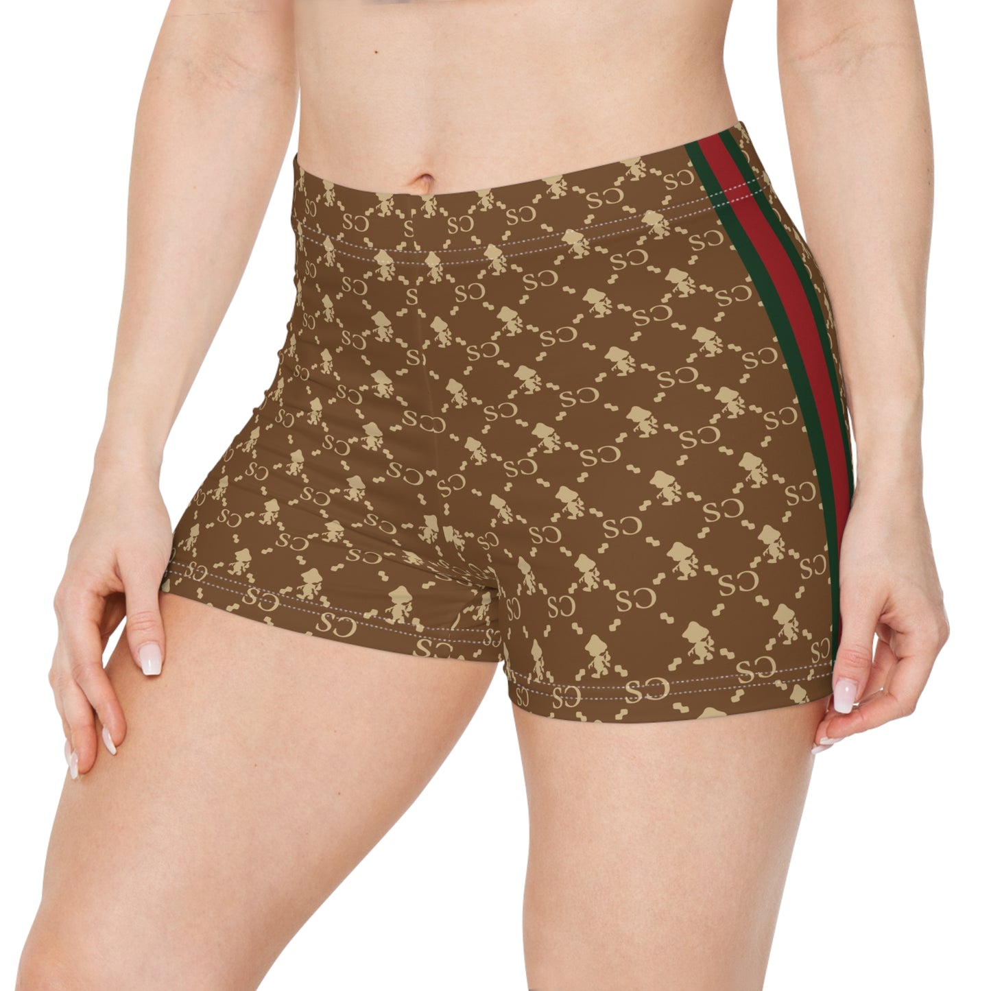 Women's Workout Shorts - SmurfCat Gooch