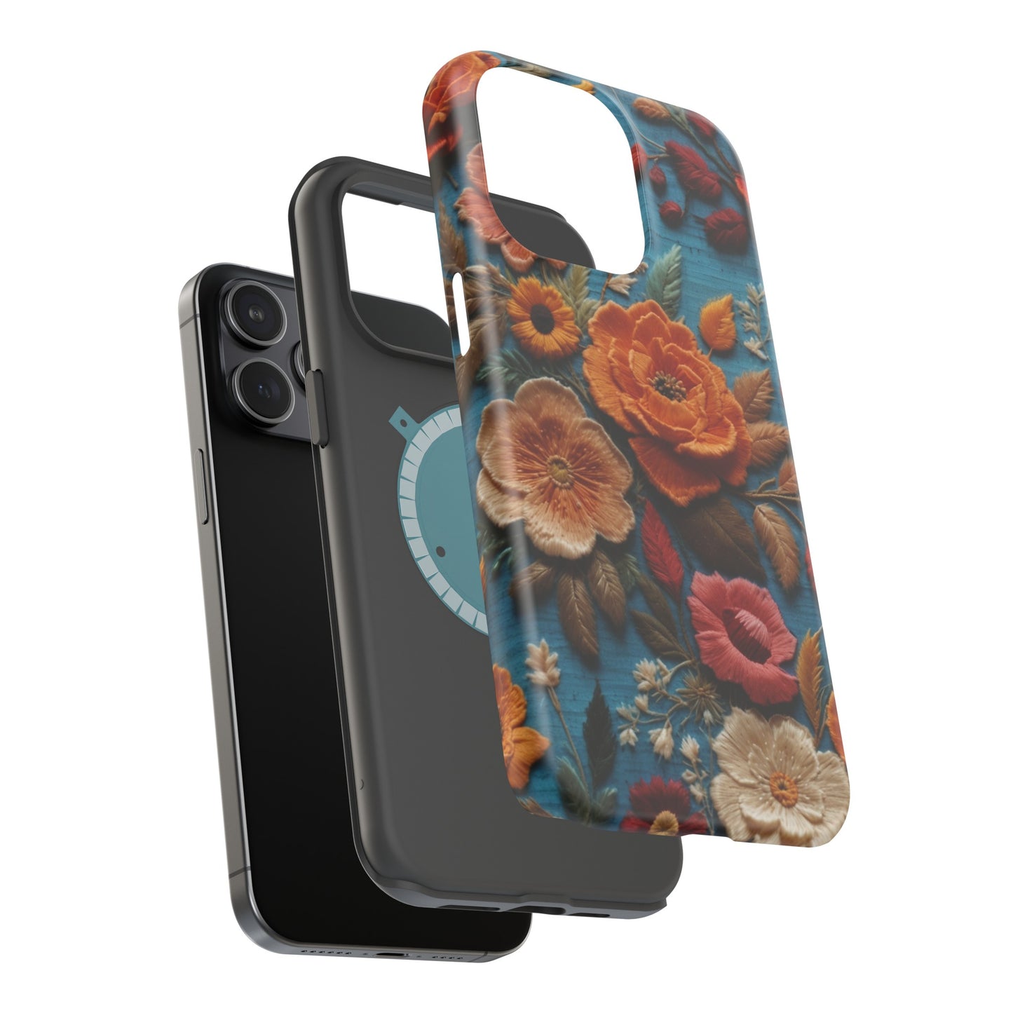 MagSafe Tough iPhone Case - Embroidered Artistry