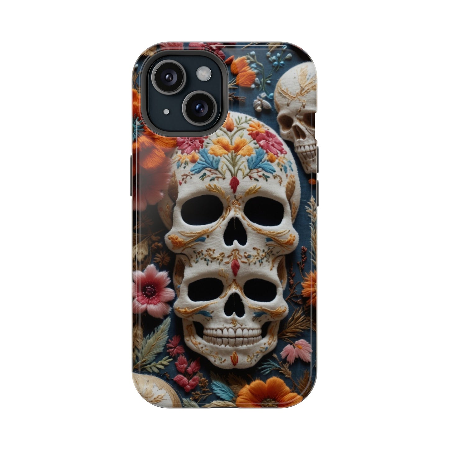 MagSafe Tough iPhone Case - "Artistic Embroidery"