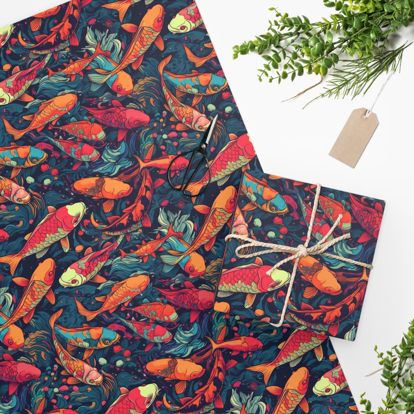 Wrapping Paper - Koi Menagerie