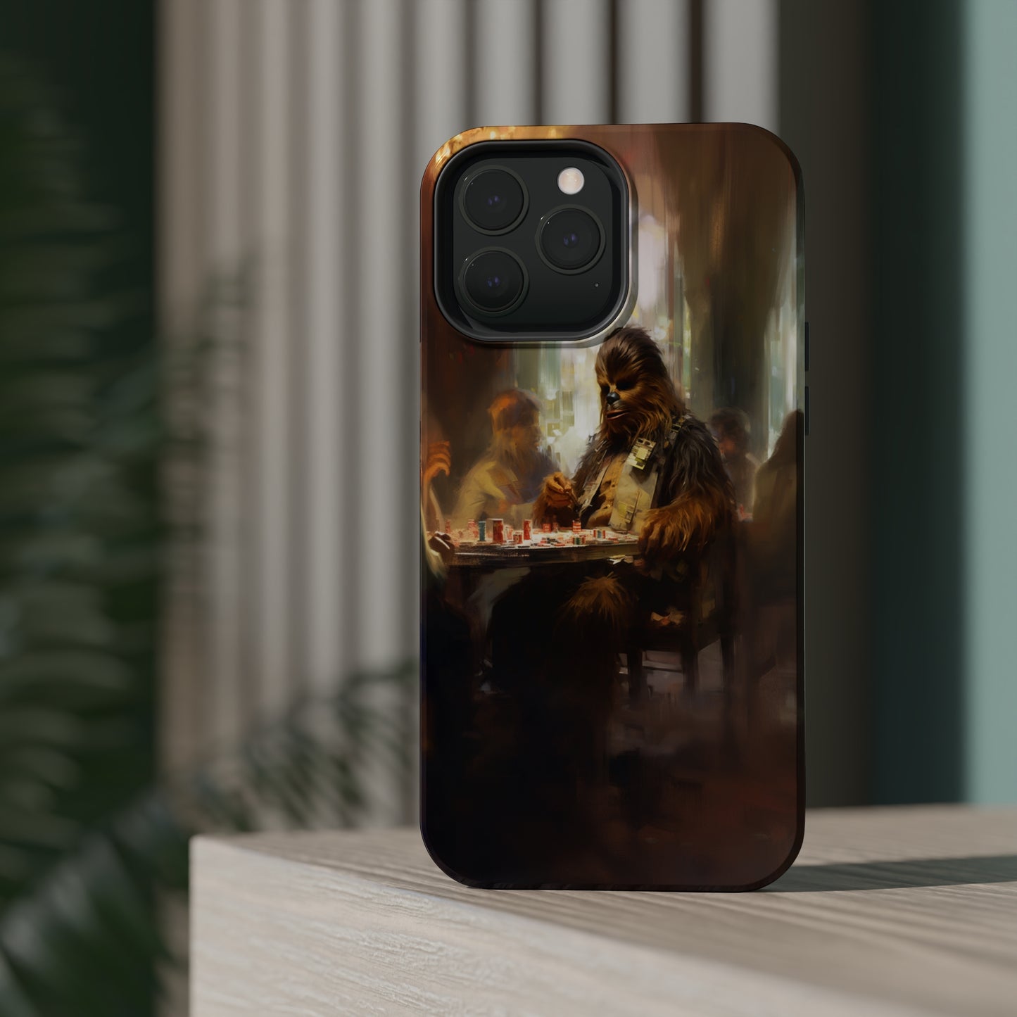 MagSafe Tough iPhone Case - ChewbaccaPlaying Poker