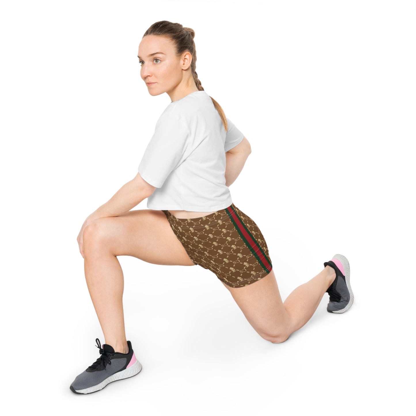 Women's Workout Shorts - SmurfCat Gooch