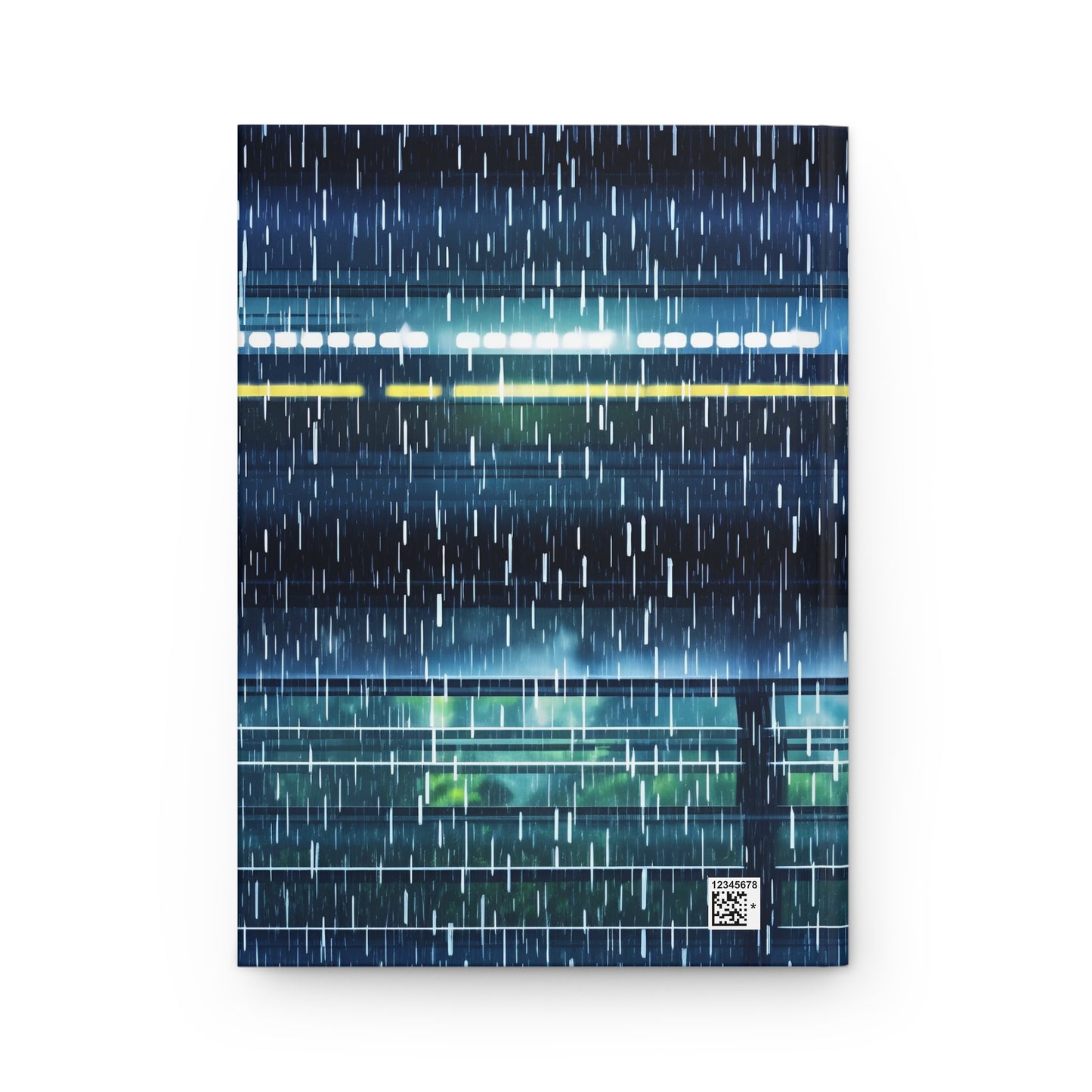 Hardcover Journal - Bullet Train Typhoon