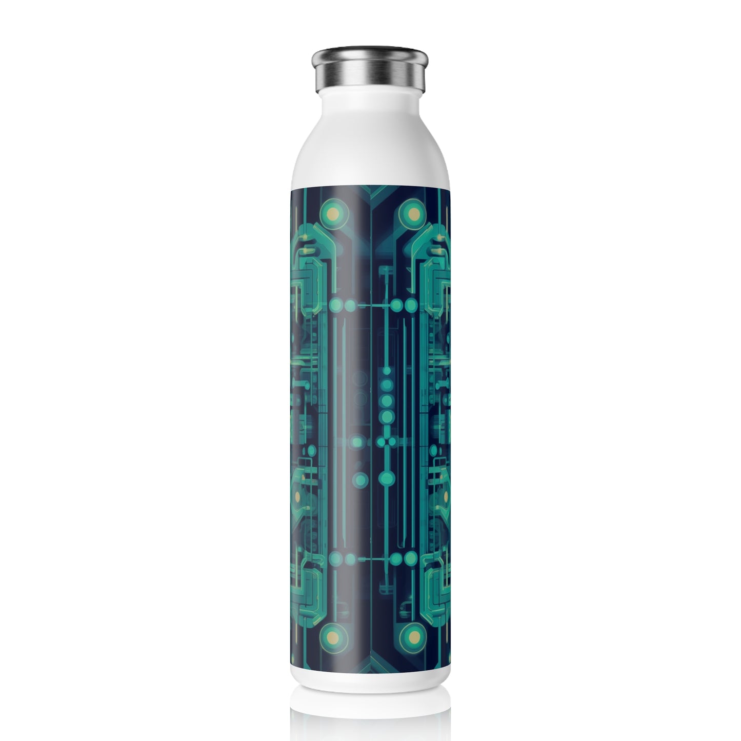 Slim Water Bottle - Annora Phalakasana Space Invader