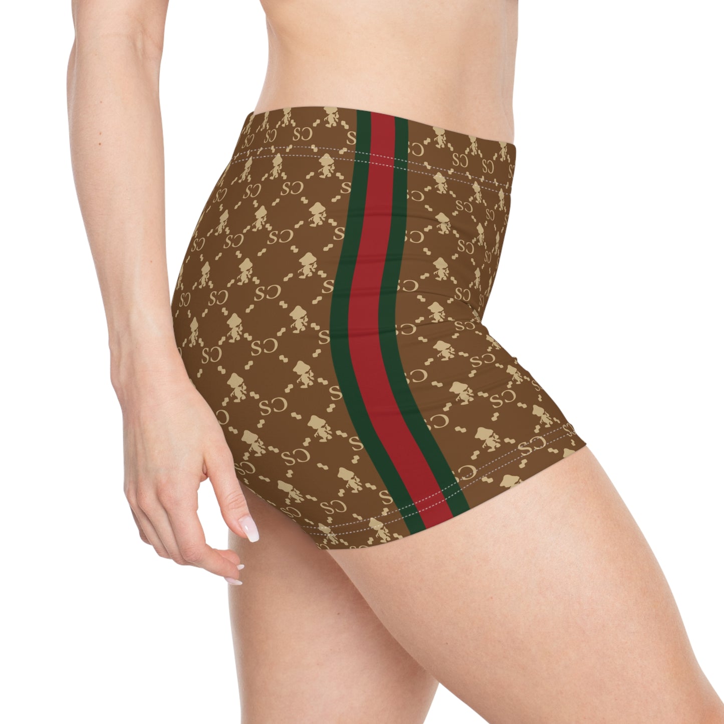 Women's Workout Shorts - SmurfCat Gooch