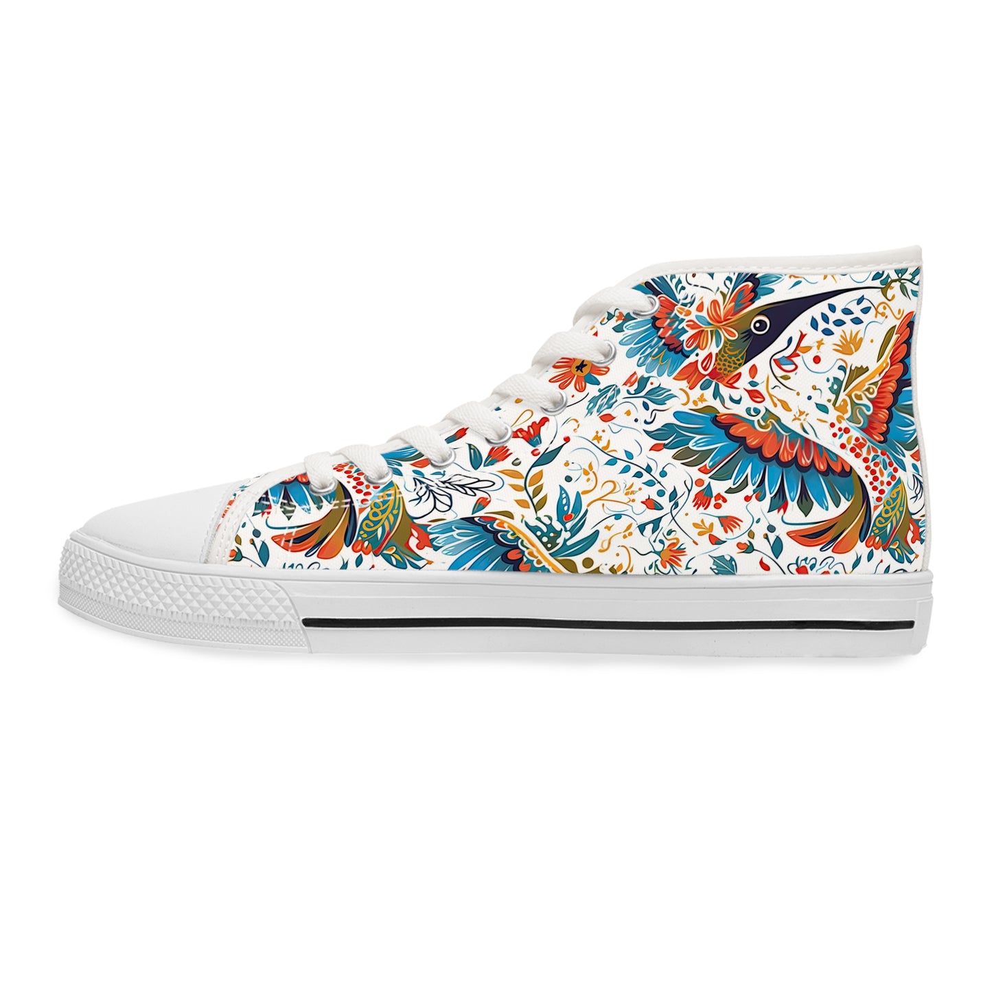 Women's High Top Sneakers - Colibri Abstract