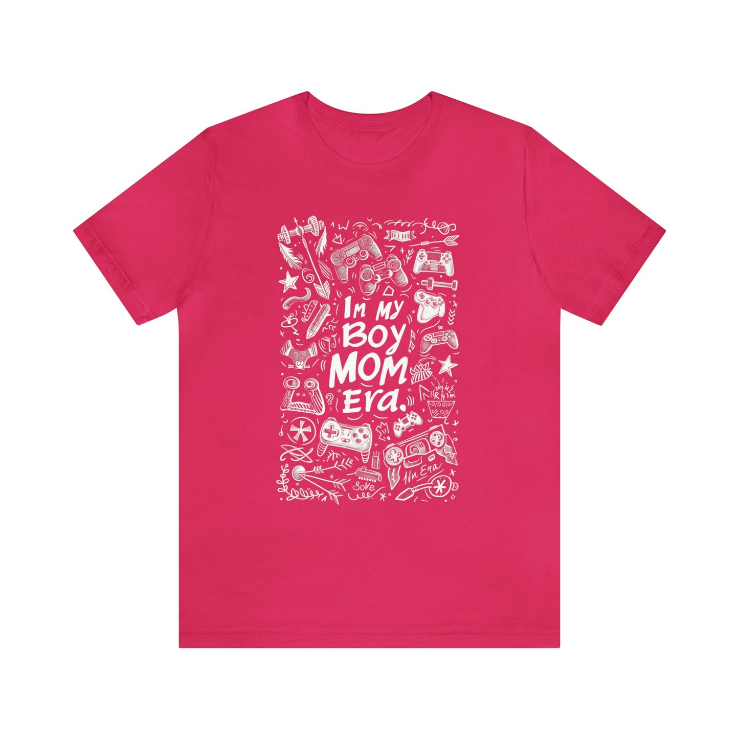Unisex Jersey Short Sleeve Tee - In My Boy Mom Era - Gamer
