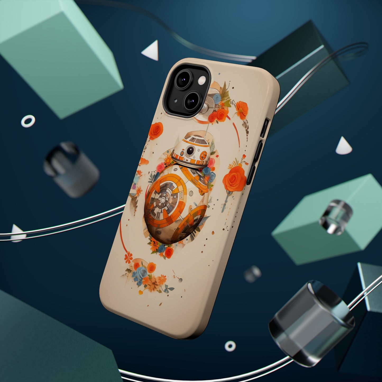 MagSafe Tough iPhone Case - BB-8 Paper Cut Craft Illustration