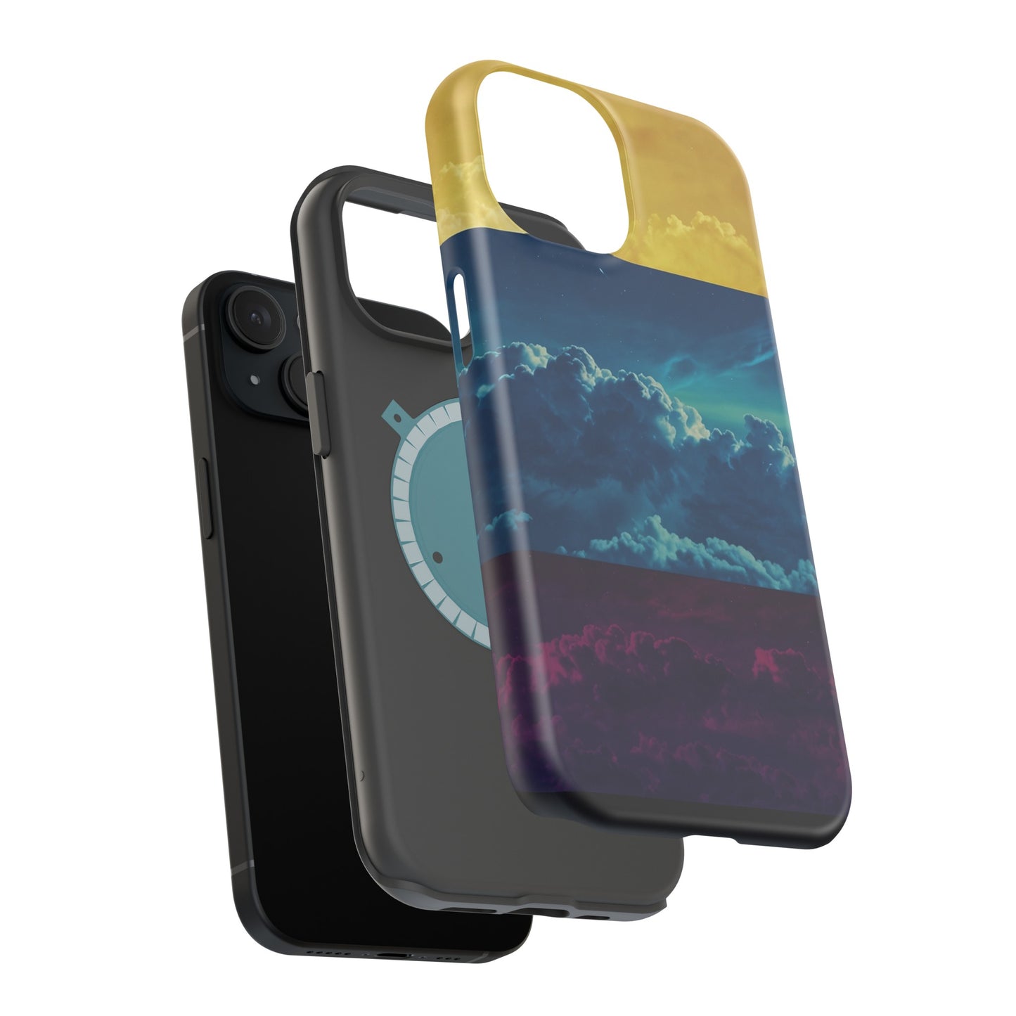 MagSafe Tough iPhone Case - "Nebula Synthwave"