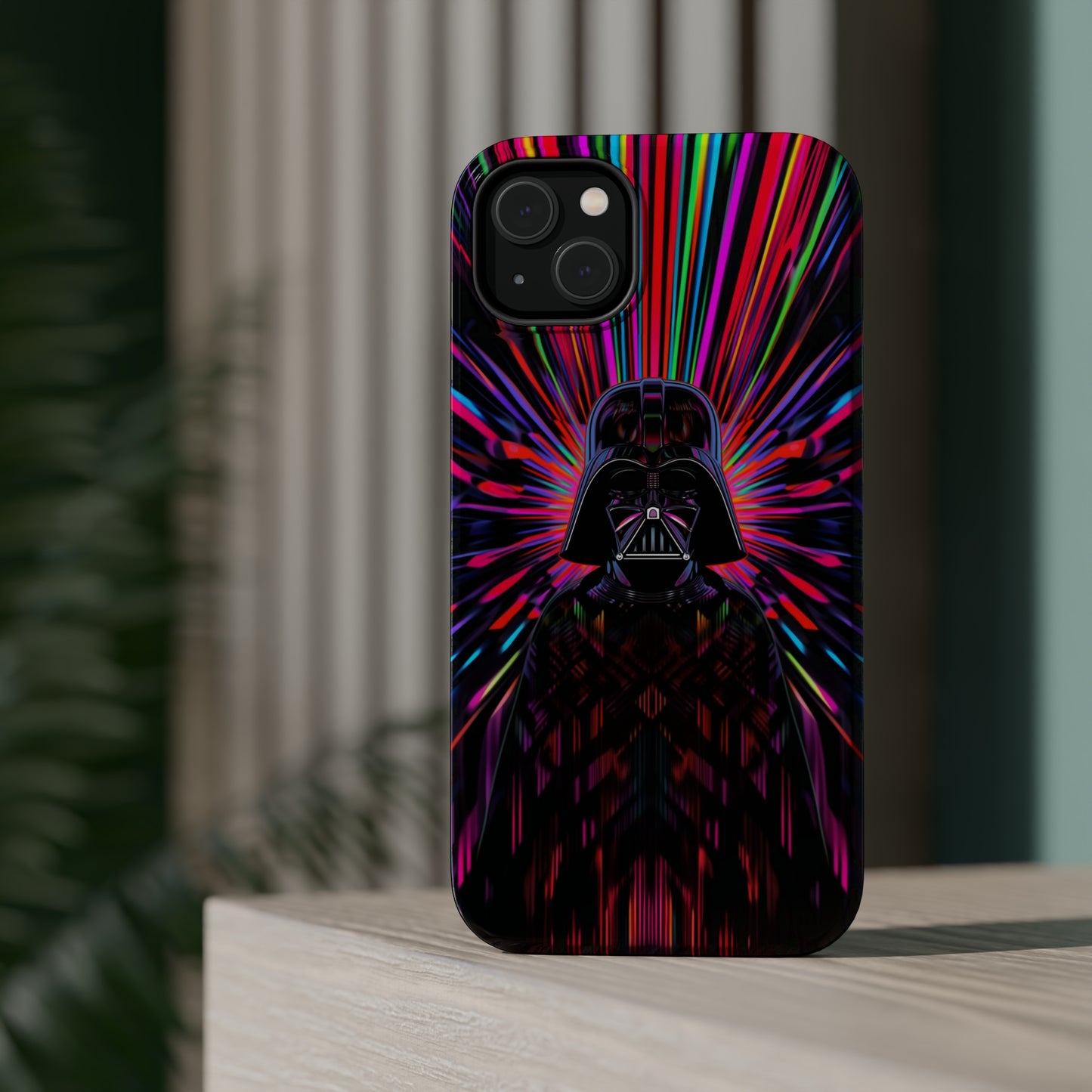 MagSafe Tough iPhone Case - Darth Vader Op Art Vintage