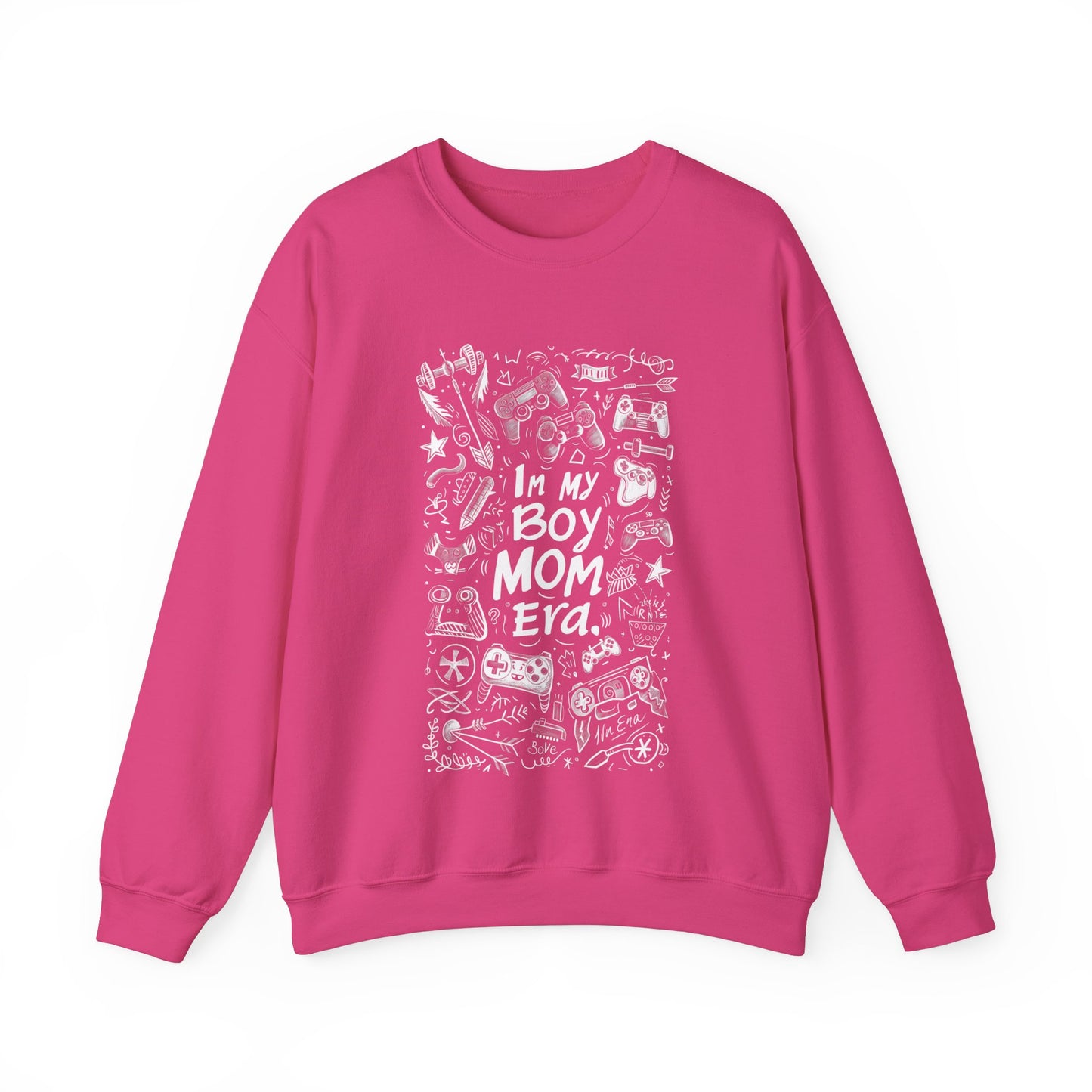 Unisex Heavy Blend™ Crewneck Sweatshirt - In My Boy Mom Era - Gamer