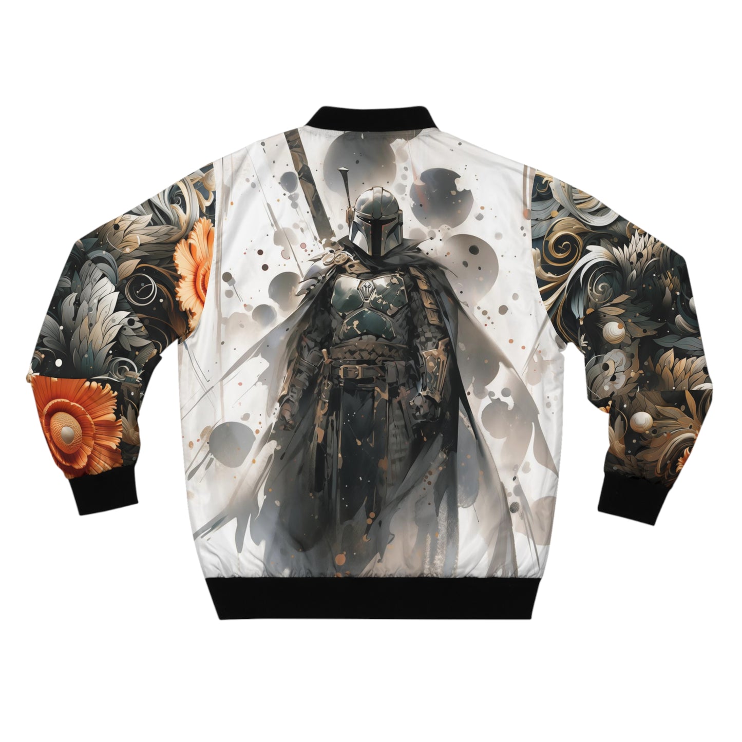 Men's Bomber Jacket - Boba Fett Japanese ink Art