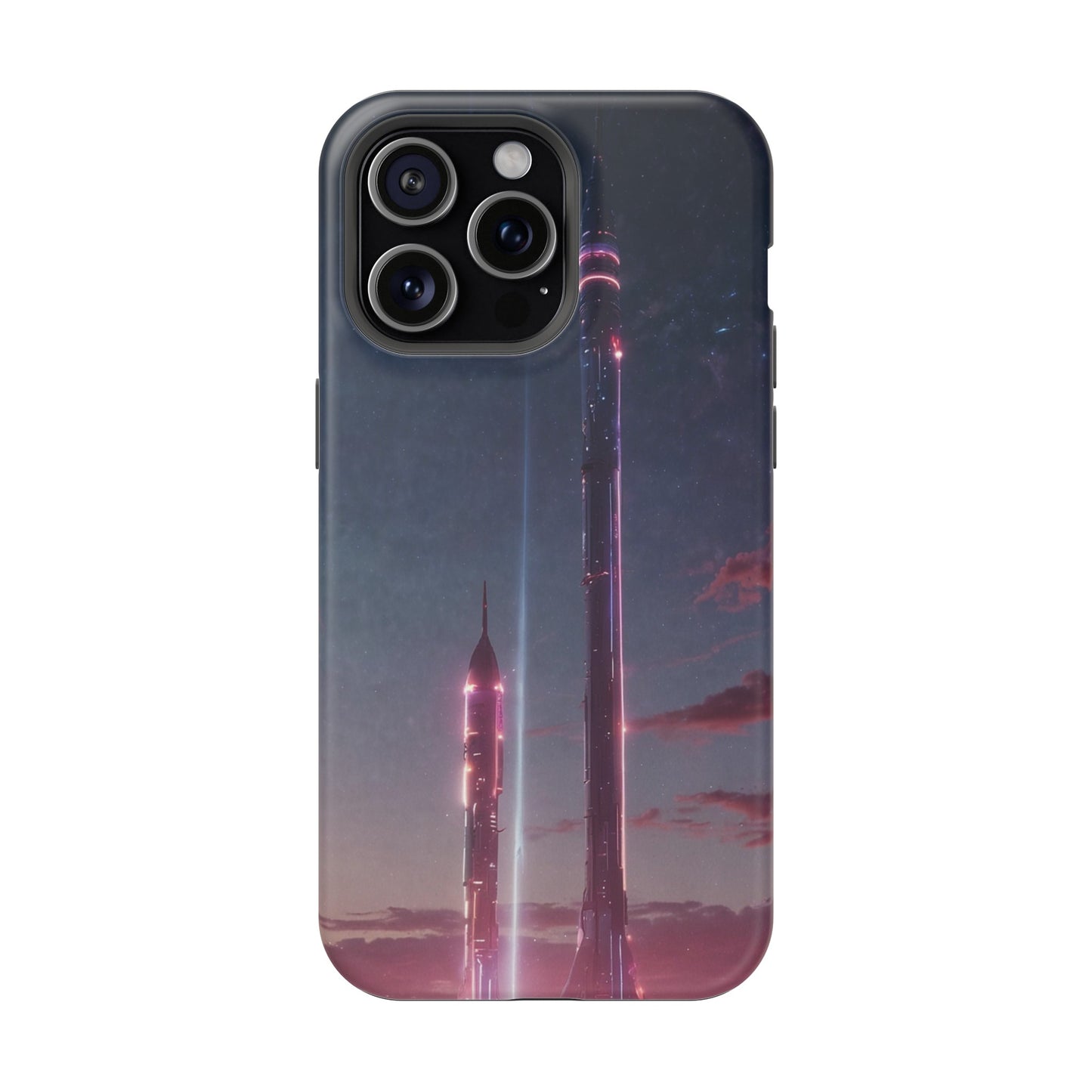 MagSafe Tough iPhone Case - Galactic Cyberpunk