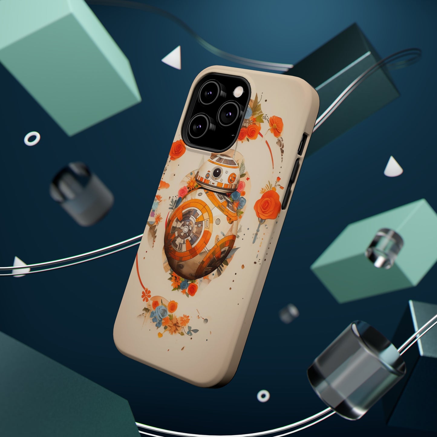 MagSafe Tough iPhone Case - BB-8 Paper Cut Craft Illustration