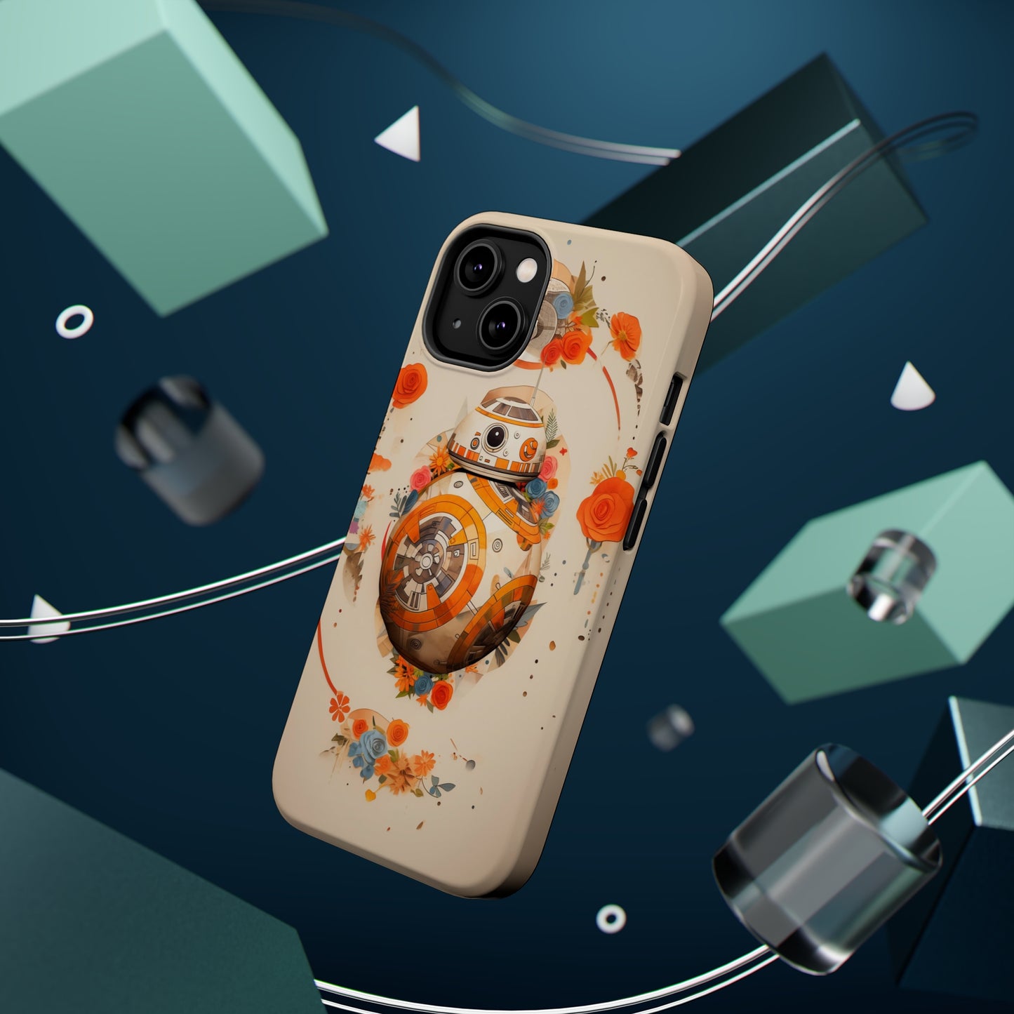 MagSafe Tough iPhone Case - BB-8 Paper Cut Craft Illustration